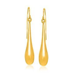 Buy LOVCIA Luxury Glamorous 14k Yellow Gold Elongated Teardrop Dangle Earrings Gold Statement Jewelry, Yellow Gold Earrings, Teardrop Dangle Earrings, Round Diamond Engagement Rings, French Wire, Dangling Earrings, Yellow Gold Earring, Jewelry Earrings Hoops, Teardrop Earrings