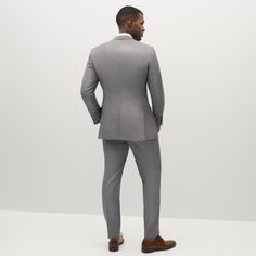 Subtle and sleek. Our Textured Gray collection was designed with spring in mind. Goes great with black or brown shoes. Our soft shade of grey sets the perfect backdrop for any color story. Complete your look with our textured gray vest & flat front pants. Light Gray Dress Pants, Light Grey Suit, Groomsmen Grey, Grey Suit Men, Gray Vest, Classic White Dress, Grey Suit Jacket, Light Grey Dress, Light Grey Suits