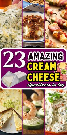 These creamy appetizers are sure to be a hit at any gathering. Easy Cream Cheese Appetizers, Appetizer Meals, Cream Cheese Appetizers, Ground Beef Taco Dip, Crab And Artichoke Dip, Cheese Ball Bites, Cream Cheese Appetizer, Bacon Roll, Cream Cheese Rolls