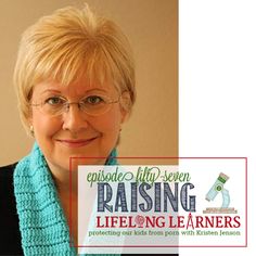 a woman wearing glasses and a blue scarf with the words raising life learning teachers on it