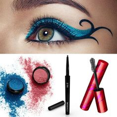 Color Guard Makeup, Cheer Makeup, Carnival Makeup, Bedroom Eyes, Character Makeup, Lovely Eyes, Eye Makeup Designs, Cover Girl, Blue Eyeshadow