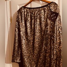 Black Fabric Lined, Elastic Waist Size 3x- New, Never Worn. Perfect For That Glam Party Or Night Out. Wherever You Go You Will Definitely Make A Statement!! Plus Size Sequin Skirt, Plus Size Skirt, Glam Party, Plus Size Skirts, Black Pattern, Black Fabric, Waist Size, Sequin Skirt, Night Out