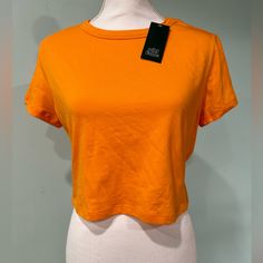 A Set Of 2 Women’s Crop Top By Wild Fable Size Xl Orange You Will Receive 2 Shirts Orange Short Sleeve Crop Top, Trendy Orange Short Sleeve Crop Top, Orange Short Sleeve Casual Crop Top, Casual Orange Short Sleeve Crop Top, Basic Orange Tops For Summer, Knitted Crop Tank Top, Polka Dot Crop Top, Grey Cropped Hoodie, Orange Crop Top