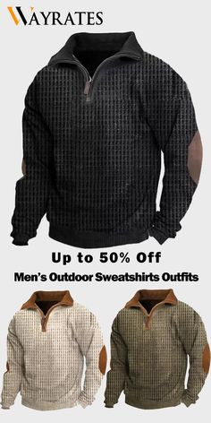 men's outdoor sweaters and jackets with the price tag up to 50 % off