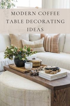 a coffee table with some books on it