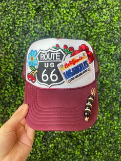 This is a one of a kind patch trucker hat. Hand picked iron on patches. 🌹Unisex  🌹One size fits all 🌹Made in the USA 🌹Adult fitting  🌹Foam front, mesh back, & snap closure. Follow my instagram: @snapbacks.by.shannea Trucker Snapback Hat With Patches For Streetwear, Trucker Style Snapback Hat With Patches For Streetwear, Trucker Style Baseball Cap With Patches For Outdoor, Trucker Baseball Cap With Patches For Outdoor, Trucker Snapback Hat With Patches, Trucker Style Snapback Baseball Cap With Patches, One Size Snapback Hats With Patches, Trucker Style Baseball Cap With Patches, Trucker Snapback Hat With Embroidered Patch