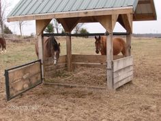 two horses are standing in the stable