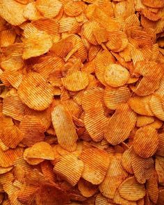 close up view of potato chips