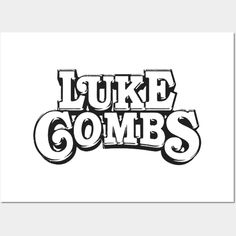 the words luke and gobs are drawn in black ink on a white paper background