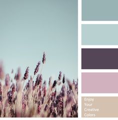 the color palette is purple and gray