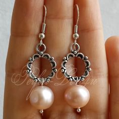 US $8.90 New without tags in Jewelry & Watches, Fashion Jewelry, Earrings Silver Bohemian Pearl Earrings For Gifts, Bohemian Silver Pearl Earrings For Gifts, Nickel-free Silver Drop Pearl Earrings, Bohemian Silver Round Pearl Earrings, Silver Bohemian Pearl Drop Earrings, Bohemian Silver Pearl Drop Earrings, Bohemian Silver Pearl Earrings Nickel Free, Handmade Silver Hoop Earrings As Gift, Handmade Sterling Silver Hoop Earrings As Gift