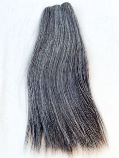 Grey hair extensions are 100% real human hair weft. Brazilian Yaki Straight Gray Hair Bundles. Grey and black hair extensions blend with your existing hair and add volume and hair length to your short hair. Easy to attach grey hair extensions for short hair.Color #34 Grey Extensions On Black Hair, Straight Gray Hair, Grey And Black Hair, Grey Hair Weave, Extensions For Short Hair, Grey Hair Extensions, Grey Hair Journey, Gray Balayage, Hair Extensions For Short Hair