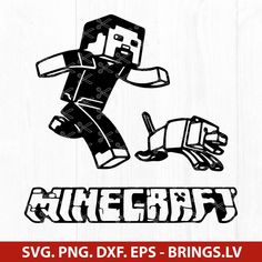 Minecraft SVG Minecraft Silhouette, Minecraft Clipart, Minecraft Svg, Minecraft Tshirt, Gamer Svg, Cameo Crafts, Htv Projects, Silhouette Cameo Crafts, Game Svg