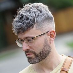 trendy haircuts 2023 men Curly Hairstyles 2023, Mens Curly Hairstyles, Silver Hair Men, Mens Short Curly Hairstyles, Haircut Gray Hair, Hair Lookbook, Popular Mens Haircuts, Men's Curly Hairstyles, Uk Hairstyles