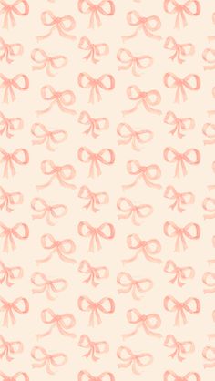 an image of pink bows on white background with watercolor effect in pastel colors