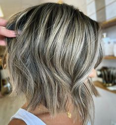 Root Shadow Grey Hair, Spring Nails 2023 Natural, Low Maintenance Hair Color For Gray, Easy To Maintain Hair Color, Low Maintenance Highlights, Hair Color Options, Covering Gray Hair, Spring Hair Color