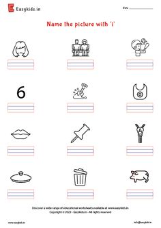 the worksheet for writing numbers and pictures