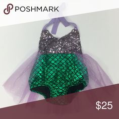 MERMAID Baby Swim Suit Cute mermaid swimsuit with purple sequin. Swim One Piece Cute Purple Swimwear For The Beach, Cute Purple Swimwear For Beach, Playful Purple Fitted Swimwear, Playful Fitted Purple Swimwear, Cute Fitted Party Swimwear, Mermaid Swimsuit, Mermaid Baby, Baby Mermaid, Cute Mermaid