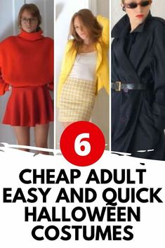 six easy and quick halloween costumes for women