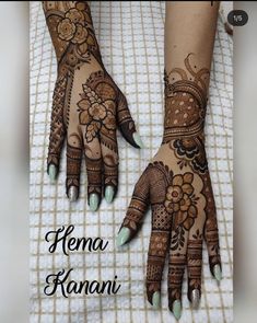 henna designs for hands and feet