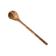 a wooden spoon on a white background