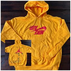 Travis Scott Air Jordan Cactus Jack Highest Gold Hoodie 100% Guaranteed Authentic... Very Limited New With Bag, Never Worn Size: Medium Src-90/5/31eby152 Yellow Hoodie With Kangaroo Pocket For Streetwear, Yellow Crew Neck Hoodie With Letter Print, Urban Yellow Hoodie For Streetwear, Yellow Streetwear Hoodie With Drawstring Hood, Yellow Urban Hoodie For Streetwear, Yellow Letter Print Crew Neck Hoodie, Casual Yellow Hoodie Top, Yellow Sports Hoodie With Drawstring Hood, Yellow Letter Print Hoodie For Streetwear