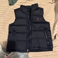 Never Worn, New With Tags. Retails For $115 Ralph Lauren Winter Outerwear For Streetwear, Ralph Lauren Winter Streetwear Outerwear, Kids Puffer Vest, Ralph Lauren Vest, Toddler Vest, Kids Vest, Quilted Puffer Vest, Blue Puffer, Brown Vest