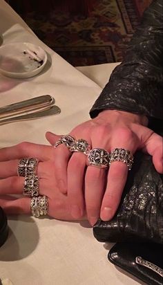 Chrome Hearts Ring, Hearts Background, Y2k Rings, Edgy Accessories, Nikki Sixx, Nail Ring