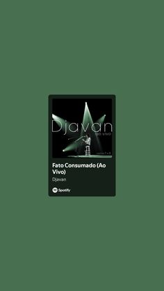 the cover art for djavn's latest album, fate consumad ao