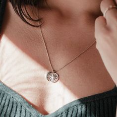 Moonchild Necklace - Honeycat Jewelry Sun Medallion, Mermaid Pendant Necklace, Cat Charm Necklace, North Star Necklace, Lucky Charm Necklace, Starburst Necklace, Mermaid Pendant, Star Necklace Gold, Silver Bar Necklace