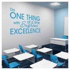 Supreme Excellence Corporate Training Room, Classroom Interior, Office Wall Design, Training Room, School Interior, Office Branding, Motivational Wall, Corporate Training, Classroom Design