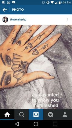 a person's hand with tattoos on it and the words, i wanted to know you