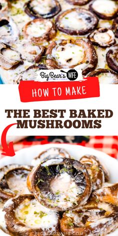 how to make the best baked mushrooms