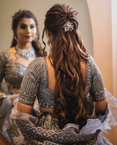 Reception Hairstyles, Hairstyles For Indian Wedding, Open Hairstyles