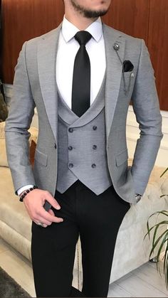 Male Neck, Indian Wedding Suits Men, Grey Slim Fit Suit, Suit Length, Grey Suit Wedding, Grey Suit Men, Suit Styles