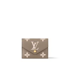 LOUIS VUITTON® - Victorine Wallet - Dove/cream Beige Wallet With Original Box As Gift, Luxury Beige Wallets With Card Slots, Designer Beige Wallets, Luxury Beige Bifold Wallet, Luxury Beige Wallet For Daily Use, Luxury Compact Beige Wallet, Luxury Cream Wallet For Daily Use, Designer Beige Wallet With Card Slots, Louis Vuitton Wallet Women