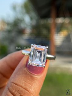 1 Carat Emerald Cut Lab Grown Diamond Ring, EF/VVS Clarity, Elegant Engagement Ring, Stunning Bridal Jewelry, Perfect Wedding Gift, zelsudiamond, emerald cut ring, 1ct diamond, lab grown diamond, EF VVS diamond, engagement ring, bridal jewelry, diamond ring, wedding band, luxury ring, propose ring, handmade ring, anniversary gift , Lab-Grown Diamond Jewelry By Zelsu Diamond, Handmade Fine Jewelry for Women, Artisan Jewelry By Zelsu Diamond 𝗪𝗲𝗹𝗰𝗼𝗺𝗲 𝘁𝗼 𝗭𝗲𝗹𝘀𝘂 𝗗𝗶𝗮𝗺𝗼𝗻𝗱, 𝗚𝗿𝗲𝗮? Elegant Engagement Ring, Propose Ring, Luxury Ring, Vvs Diamond, Elegant Engagement Rings, Emerald Cut Rings, Perfect Wedding Gift, Luxury Rings, Green Diamond