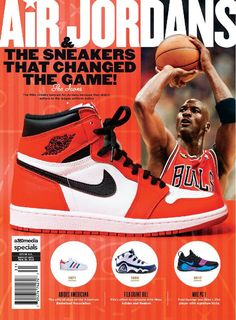 the cover of sports illustrated magazine air jordans