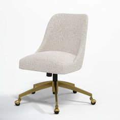 an office chair with casteors and wheels