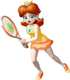 Princess Daisy Tennis, Super Mario Characters, Princess Academy, Tennis Game, Daisy Wallpaper