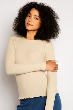 We're crazy for a fitted long sleeve rib top, made even better with (re)purpose. In soft rib knit our fave long sleeve saves 6.7 plastic bottles from our landfill - we love that. Re Purpose, Fitted Long Sleeve, Rib Top, Sleep Shorts, Sleepwear & Loungewear, Top Sales, Layering Pieces, Plastic Bottles, Long Sleeve Top