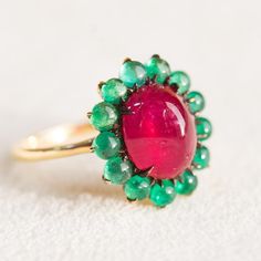 Ruby Cabochon Ring, Color Rings, Burmese Ruby, Ring Ruby, Colombian Emeralds, Royal Jewels, Shiny Things, Royal Jewelry