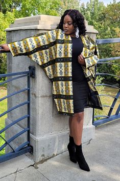 African Print Kimono, Printed Kimono Jacket, Ankara Style, Womens Kimono, Print Kimonos, Bomber Jackets, Kimono Jacket, Print Jacket