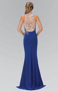 Shop Sheath Jewel Sleeveless Brush Train Jersey Dress with Illusion and Beading Online. Ellen Bridals offers tons of high quality collections at affordable prices. Free shipping Now! Elegant Homecoming Dress With Sheer Back, Glamorous Sleeveless Evening Dress With Sheer Back, Sleeveless Evening Dress With Rhinestones For Prom, Elegant Embellished Sleeveless Dress For Prom, Embellished Fitted Sleeveless Prom Dress, Sleeveless Evening Dress With Mesh Back, Sleeveless Rhinestone Evening Dress For Gala, Fitted Sleeveless Dress With Mesh Back, Sleeveless Evening Dress With Illusion Neckline For Prom