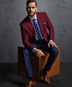 Mens Red Suit Wedding, Men's Burgundy Blazer Outfit, Red Suit Men, Luxury Burgundy Suit For Semi-formal Occasions, Burgandy Blazer Men, Men’s Burgundy Pants Outfit