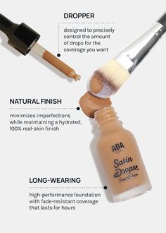 Control your coverage with AOA Satin Drops Foundation! Start with a few drops all over the skin + blend. Then, add more drops + continue blending. Less drops = sheer coverage. More drops = Full coverage. Why We Love This:❣️ Lightweight❣️ Natural, satin finish that never feels heavy❣️ Buildable, customizable coverage❣️ Long-wearing Non-toxic • Vegan • Cruelty-freeNet Wt 0.64 fl oz / 19 ml Bottle may appear a lighter shade than the actual product. Please reference swatches for shade match. You can Feels Heavy, 1 Dollar, Perfect Skin, Liquid Foundation, Satin Finish, Blending, Foundation, Im Not Perfect, Fragrance