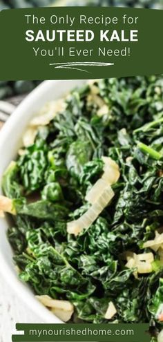 the only recipe for sauteed kale you'll ever need