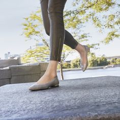 A slip-on style that's refreshingly versatile. #WomensFootwear #Flats #BalletFlats #Style #Comfort #Workwear #Commuter #Versatile Ballet Flats, Pinterest Likes