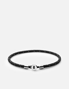 Nexus Rope Bracelet, Sterling Silver | Men's Bracelets | Miansai Saint Necklace, Minimal Look, Braided Leather Bracelet, Chain Anklet