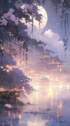 Whats Wallpaper, Japon Illustration, Pretty Landscapes, Cool Wallpapers Art, Fantasy Art Landscapes, 판타지 아트, Dreamy Art